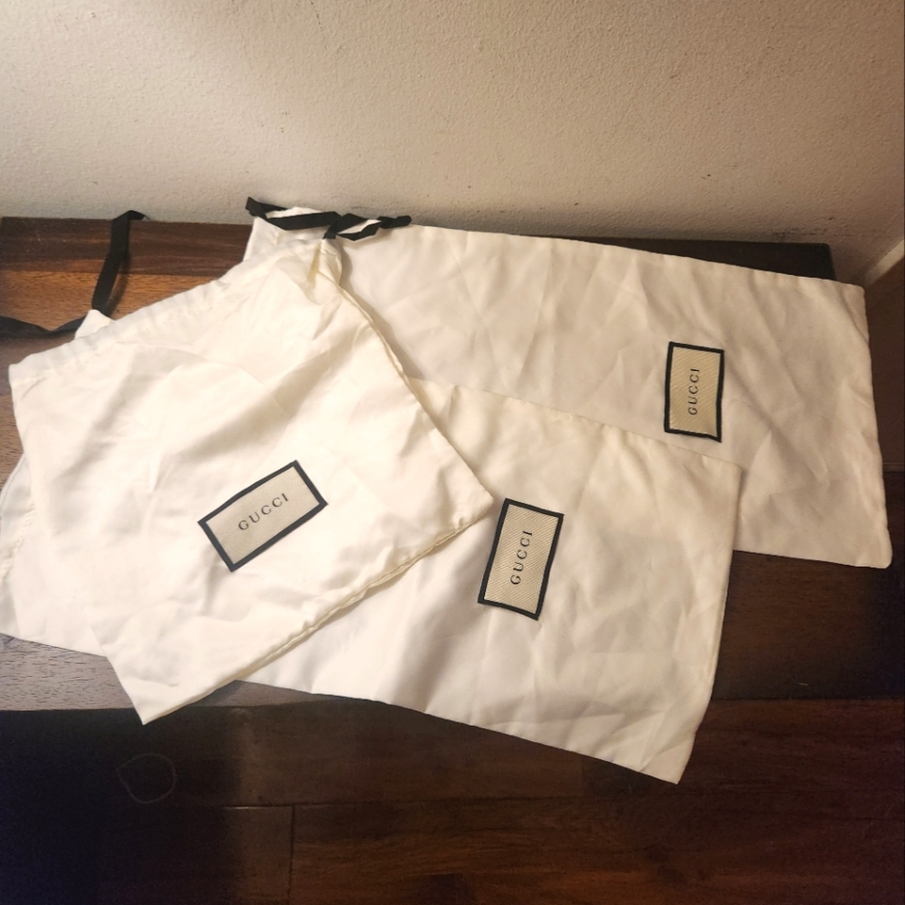 Gucci | Set of Three (3) Gucci Dust Bags
